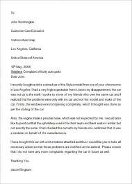 Formal Complaints Letter Business Letter Format A Formal Letter Letter Templates