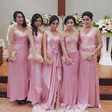 Baju Kebaya Pesta Warna Pink Gaun Pesta Gaun Gaun Kebaya Modern