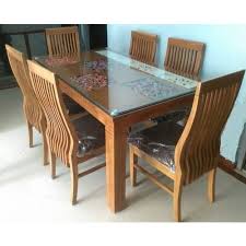 Shop from a variety of table styles including; Rectangular Table Top 6 Seater Wooden Dining Table Set For Home Rs 10000 Set Id 21875688648