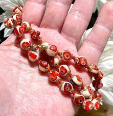 Murano Venetian Mille Fiori Glass Bead