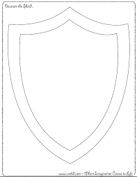 Printable coloring and activity pages are one way to keep the kids happy (or at least occupie. Shield Coloring Page Coloring Home