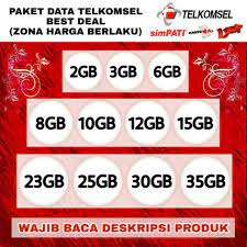 Jun 30, 2021 · adapun harga paket internet 5g telkomsel adalah rp26.000 per 126gb. Telkomsel Paket Internet Shopee Indonesia