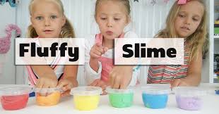 Once you have your color and your glue ready, its time to add your saline solution. How To Make Fluffy Slime Without Borax Easy Recipe For Kidskids Crafts By Three Sisters Free Craft Tutorials