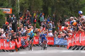 Mur de huy is a climb in the region belgian ardennes. La Fleche Wallonne New Contenders Same Brutal Mur De Huy Summit Finish Velonews Com