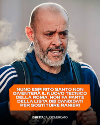 🚨ULTIM'ORA ❌ Nuno Espirito Santo non diventerà il nuovo allenatore della  Roma! 🔎 A differenza di quanto riportato da Relevo, il tecnico del  Nottingham Forest non fa parte della short list dei