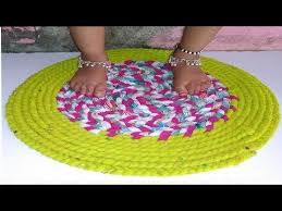 Diy 4 Reuse Of Old Clothes Best Out Of Waste Ideas Clothes Recycling Old Clothes Hacks Youtube Door Mat Diy Recycle Old Clothes Diy Rug