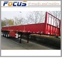 3 Axles 40FT Dropside Container Semi Trailer for Sale - Drop ...
