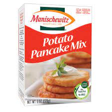 Add 5 to 6 oz finely chopped bacon to the pancake mixture. Potato Pancake Mix Manischewitz