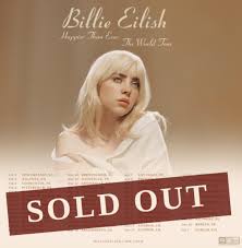 Happier than ever, the world tour is the sixth headlining tour by billie eilish. Billie S World Tour Sells Out Hits Daily Double