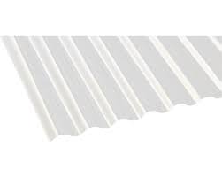 Plaque Ondulee En Polyester 76 18 Transparent 2500x1000 Mm Hornbach Luxembourg