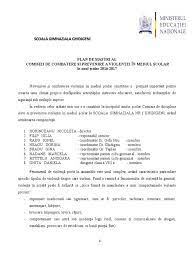 (3) membrii comisiei centrale de. Plan Masuri Comisie Violenta