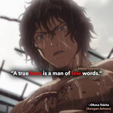 5 Powerful Kengan Ashura Quotes Hq Images Qta Death Note Light Devilman Crybaby Quotes