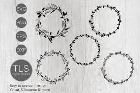 Download Wreath Svg Floral Frame Svg Floral Frame Svg 383110 Cut Files Design Bundles
