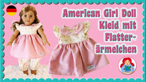 Lassen sie neben den gezeichneten linien etwas stoff stehen für die nähte. Diy Puppenkleid Oberteil Mit Flatterarmelchen Selber Nahen Sami Doll Tutorials Youtube
