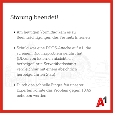Eine störung kann jetzt jeder selbst beheben. A1 Storung Beendet Facebook
