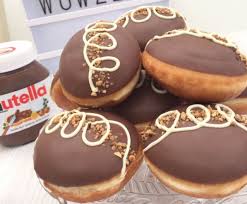 Krispy Kreme Nutty Chocolate Donut Filled With Nutella Uk Food Donut Filling Chocolate Donuts