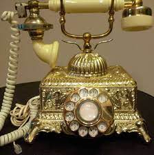 Rotary club of central melbourne sunrise. Vintage Ornate Gold Victorian Rotary Telephone Antique Phone Vintage Telephone Shabby Chic Tea Party