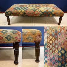Bloomsbury market stricker kilim ottoman wayfair. The Little Upholsterer Sold And Sold Kilim Ottoman Coffee Table 100 New Wool Kilim Frames Are Made To The Kilim So Each Piece Is Bespoke Measurements 24 D X 48 W X 14 H