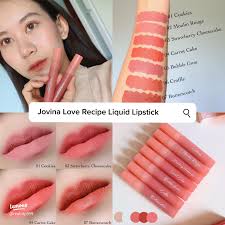 เปิดตัวลิปใหม่ Jovina Love Recipe Liquid Lipstick