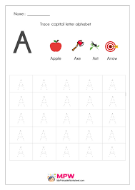 You can make your finishing touches for your chosen math worksheet template, depending on the exercises or purposes you want to. Alphabet Tracing Worksheets Printable English Capital Letter With Arrows Touch Math Trace A Paw Patrol For Preschool Free Second Grade Banana 1st Writing Pdf 1 Practice Calamityjanetheshow