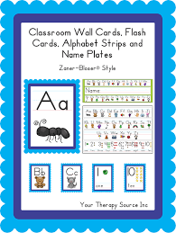 Classroom Wall Cards Flash Cards Alphabet Strips And Name Plates Handwriting Without Tears And Zaner Bloser Style