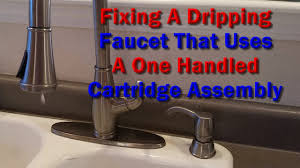 to fix a one handle leaking faucet