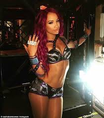 « first < prev page 1 of 2 next > last ». Sasha Banks Reveals Her Husbanddesigns Her Outfits Daily Mail Online