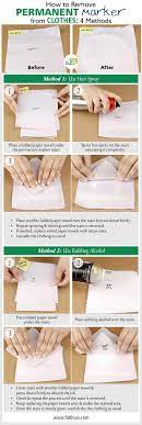 How To Remove Permanent Marker From Clothes 4 Methods Fab How