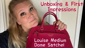 Find many great new & used options and get the best deals for nwt kate spade louise medium dome satchel tutu pink leather spring time 🌷 at the best online prices at ebay! Kate Spade Unboxing Louise Medium Dome Satchel And Mila Wallet 2021 Youtube