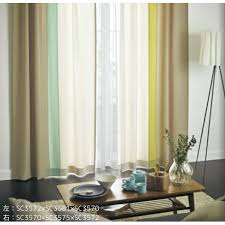 インテリア リード サンゲツ パッチワークストライプカーテン sc3569 sc3590 巾100 丈101 120cm 2枚入 約2倍 3つ山ヒダ yahoo ショッピング カーテン ストライプ カーテン 和モダン 内装