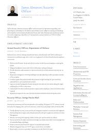 Allied universal services is currently searching for a professional security . Security Officer Resume Writing Guide 12 Resume Examples 2020