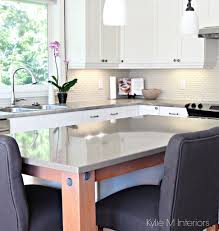 Boost its visual interest with an assortment of throw pillows and high shelves, which can be used to. Our Kitchen Makeover No More Maple Kylie M Interiors