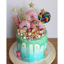 9 Of The Best Homemade Birthday Cake Ideas Crochetingneedles Com Candy Birthday Cakes Donut Birthday Cake Homemade Birthday Cakes