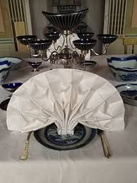 You can use any size napkin to create these folds, as long as they are square in shape. Napkin Folding Wikipedia