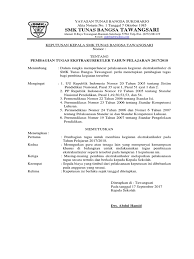 Ikuti websiteedukasi.com di aplikasi google news dengan cara following (temukan feed website edukasi di bagian following/mengikuti) untuk mendapatkan berita & perangkat. Sk Surat Keputusan Pembagian Tugas Pembina Ekstrakurikuler
