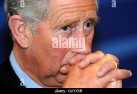 Close up des mains du Prince Charles Photo Stock