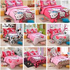 The most beloved fashion icon in the world is now in the philippines. 19 Print Hello Kitty Bedsheet 4pcs 3d Bedding Sets King Size Duvet Cover Bed Sheet Pillowcase Mickey Mouse Teddy Bear Hellokitty Sheet Clip Bedclothsheet Cover Aliexpress