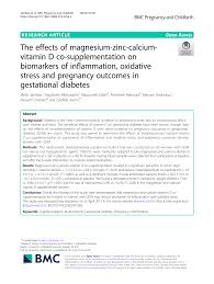 Nov 30, 2020 · calcium and vitamin d are extremely vital and they work in tandem in our bodies. Pdf The Effects Of Magnesium Zinc Calcium Vitamin D Co Supplementation On Biomarkers Of Inflammation Oxidative Stress And Pregnancy Outcomes In Gestational Diabetes