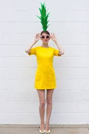 15 Diy Costumes For Work That Won T Freak Out Hr Food Halloween Costumes Pineapple Costume Diy Pineapple Costume