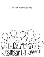 Foldable happy birthday card printable. Free Printable Birthday Cards Familyfuncoloring Free Printable Birthday Cards Happy Birthday Cards Printable Birthday Card Printable