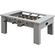 20 foosball table, easily assemble wooden mini foosball table top w/footballs, soccer table for arcades, game room, bars, parties, family night aed 97.00 aed 97. Hanover Foosball Coffee Table In Gray Walmart Com Walmart Com