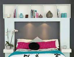 Bed Surround Furniture Unit For Storage Home Decor Bookshelves Diy Bedroom Makeover