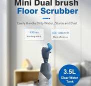 Electric Hand Push Drying Floor Cleaning Machine with 3.5L ...