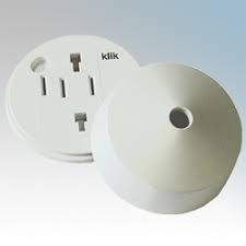Klik Ax Cr64ax White 4 Pin Plug In Ceiling Rose 6a Cr64ax