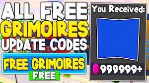Check spelling or type a new query. New Free Grimoires Update Codes In Anime Fighting Simulator Roblox Youtube
