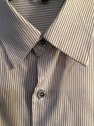 Shuay Jiunn, size, large, lavender, white, striped, dress/casual, spread  collar | eBay