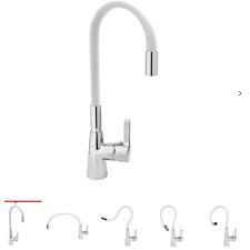 Mitigeur Evier Avec Douchette Flexible Couleur Blanc Achat Vente Robinetterie De Cuisine Mitigeur Evier Avec Douchet Cdiscount