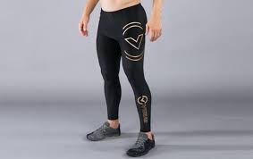 Virus Mens Compression Pants Black Gold Rogue Fitness