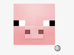 You can buy, create on your own, or use an internet template. Google Search Minecraft Pig Face Minecraft Party Minecraft Pig Head Png Free Transparent Png Download Pngkey