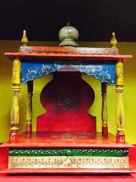 Puja Mandir Teak And Mdf Wood Temple Hindu Usa Seller Fast Ship Mdf Wood Teak Pooja Rooms